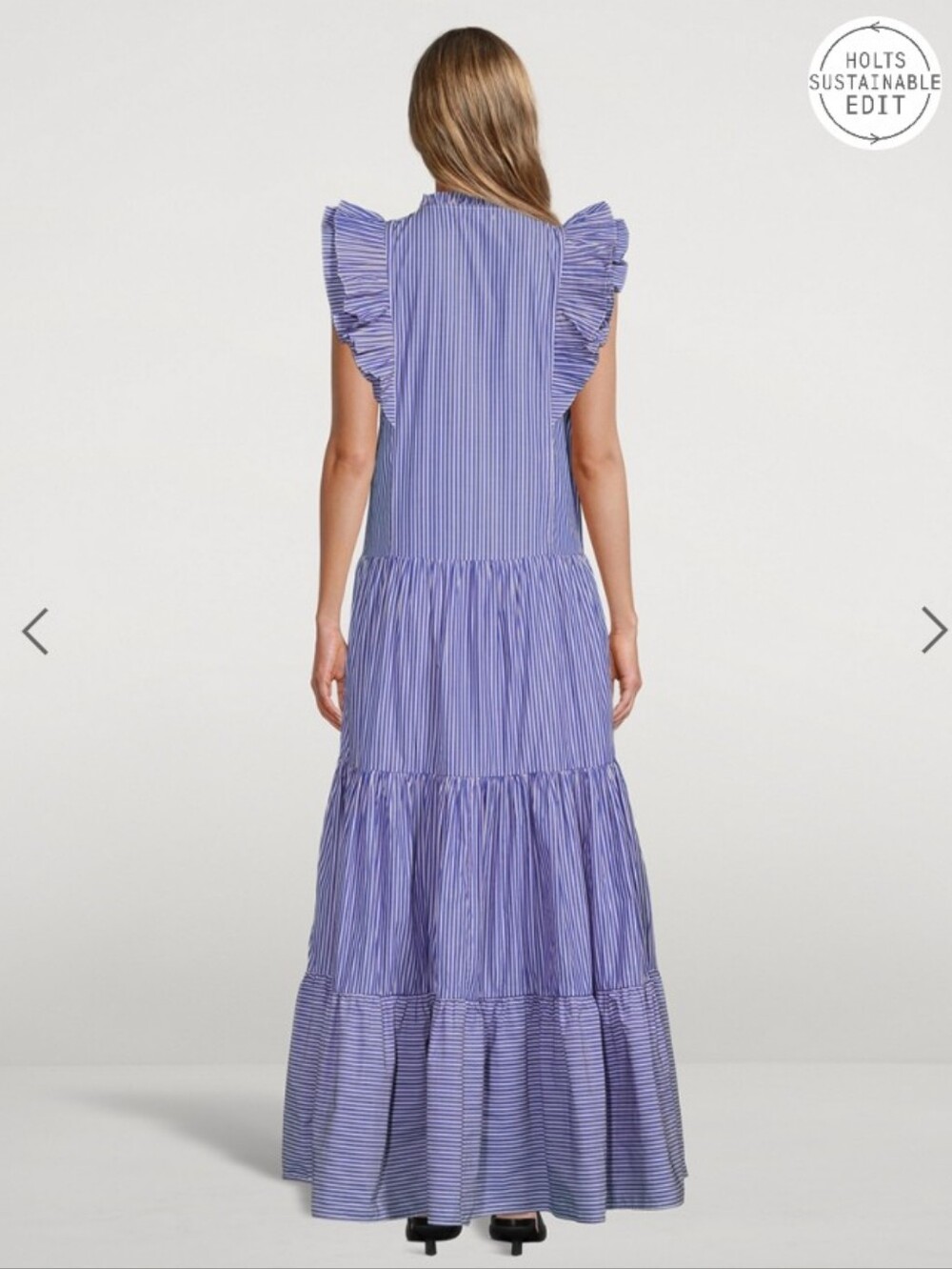 Magali Pascal R9sane Maxi Dress In Stripe Size L - Picture 8 of 12